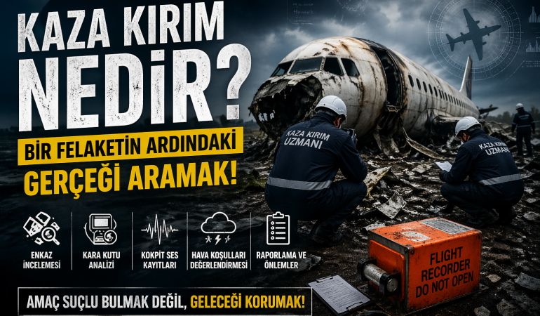 Kaza Kırım Nedir? Havacılıktaki Kritik Gerçek?