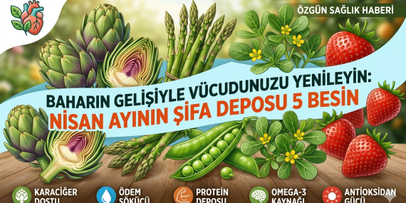 Baharın Gelişiyle Vücudunuzu Yenileyin: Nisan Ayının Şifa Deposu 5 Besin
