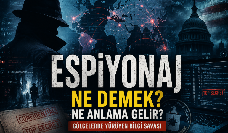 Espiyonaj Ne Demek? Espiyonaj Ne Anlama Gelir?